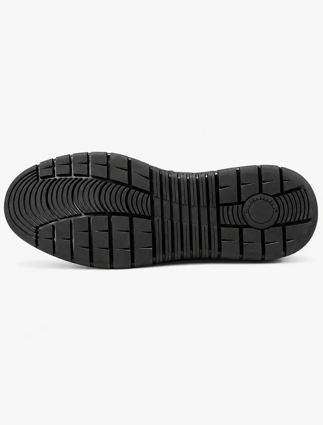 Black Leather Casual Sneakers with Red Accent | Minimalist Comfort Trainers