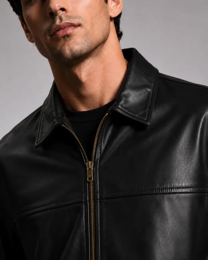 Classic Black Leather Jacket