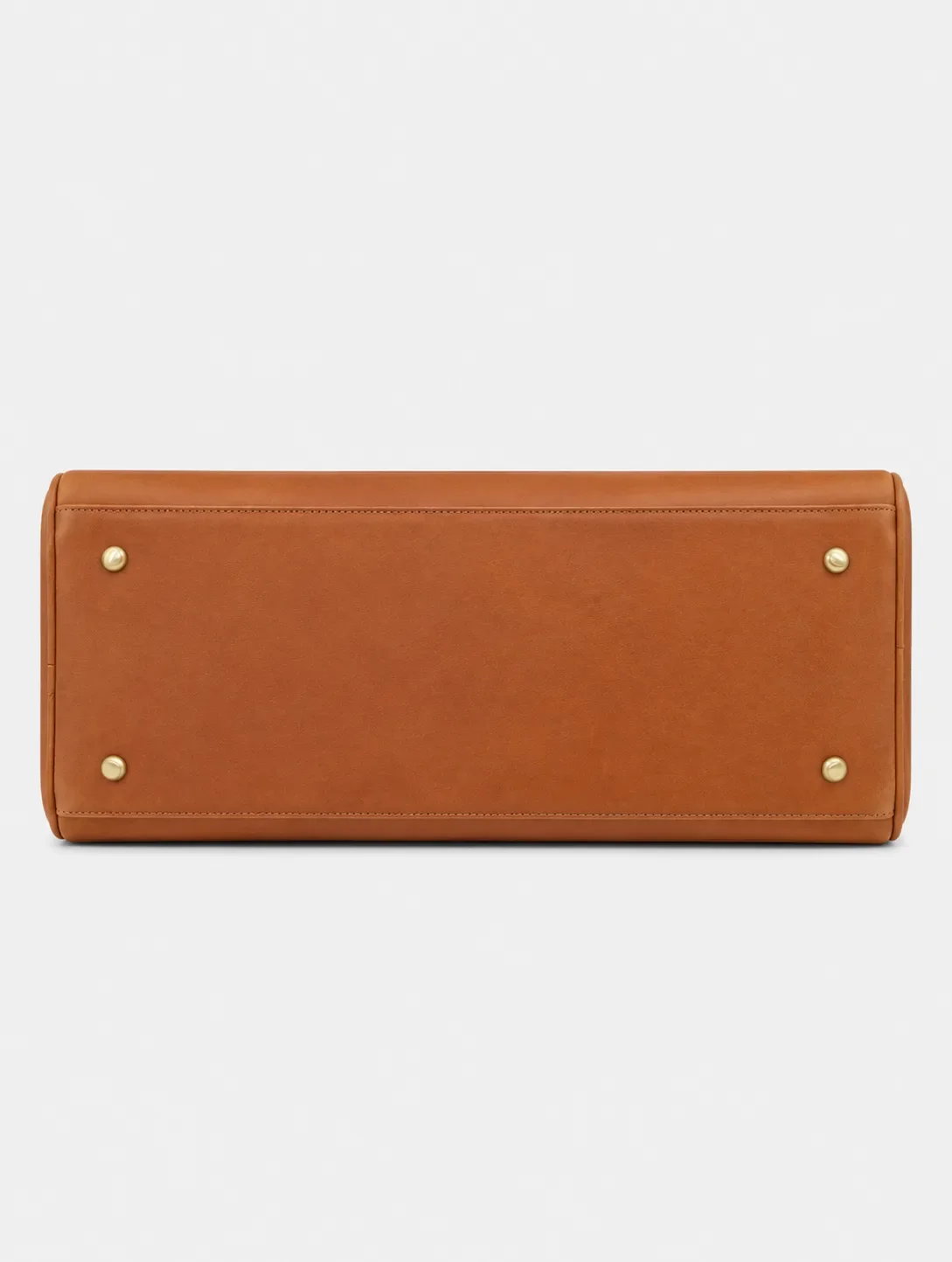 Heritage Cognac Leather Duffel Bag | Premium Oversized Weekender Travel Bag